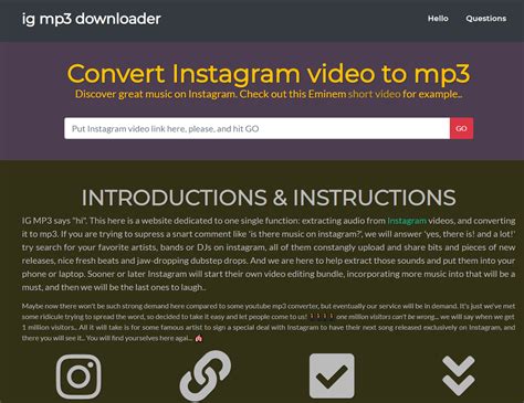 Convert Instagram Video to Audio Online